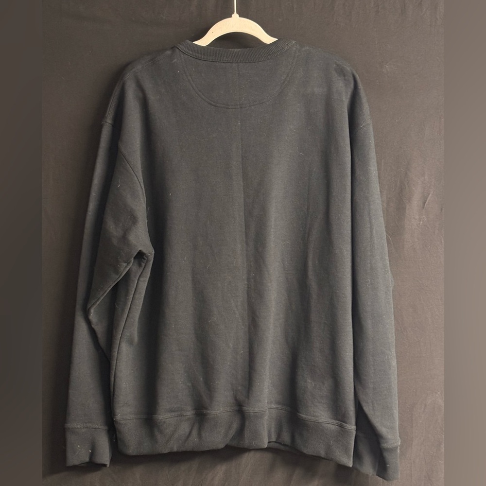 Champion Black Sweatshirt with Pink Logo - Picture 2 of 4
